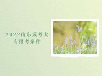 2022山東成考大專報考條件