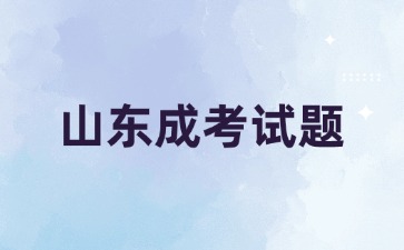 2024年山東成考高起點《語文》古詩詞專項練習題及答案3-3